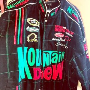 Vintage mountain dew race jacket